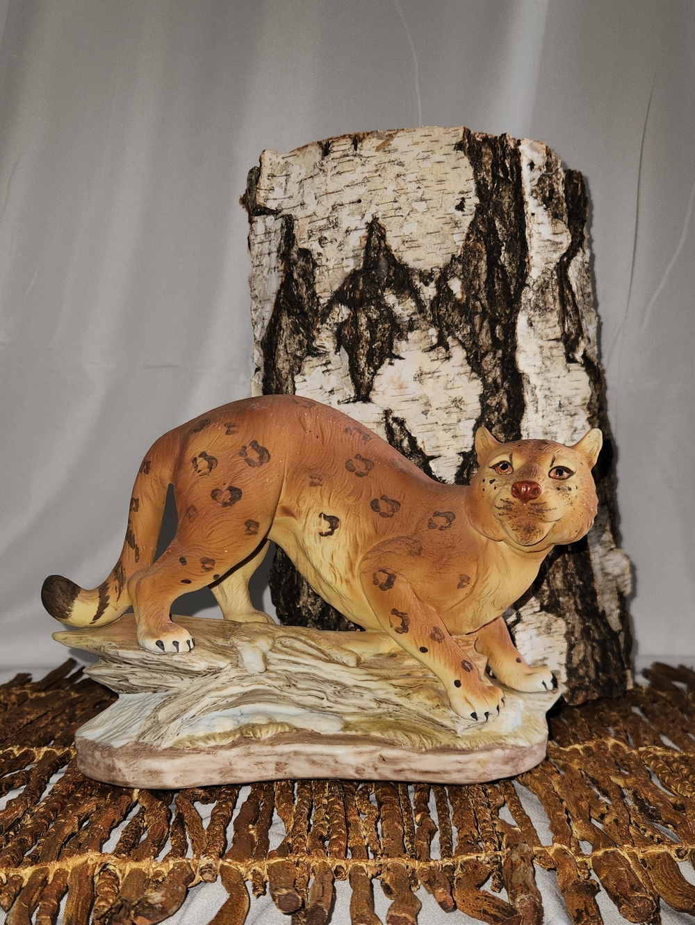 Dave Grossman Design WC-1 "Snow Leopard" Ceramic Collectible Figurine 1982 Japan